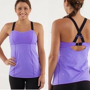 Lululemon Size 6/S Run Catch Me Purple T…